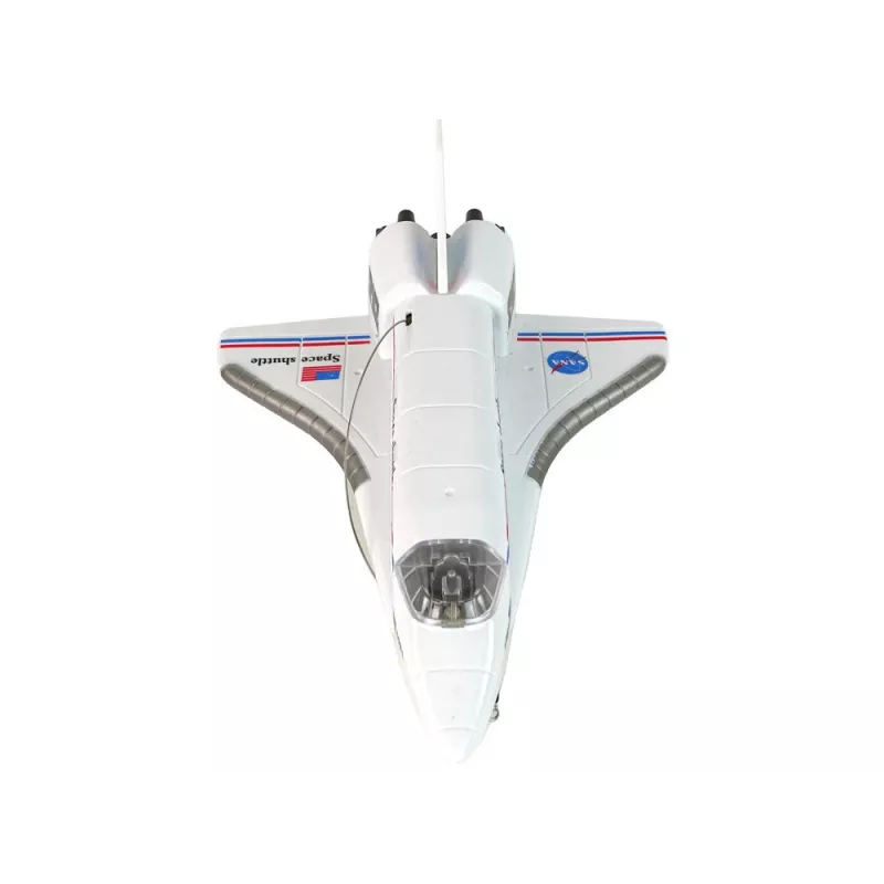 LEAN TOYS White Remote Controlled F-16 Fighter Jet (2,4 GHz, RTF)