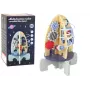 LEAN TOYS Wooden Racket Educational Beads Gears