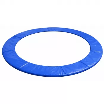 Lean Trampolino apsauginis spyruoklių dangalas – mėlynas, tinka 480–487 cm (16 ft) apvaliems batutams