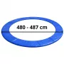 Lean Trampolino apsauginis spyruoklių dangalas – mėlynas, tinka 480–487 cm (16 ft) apvaliems batutams