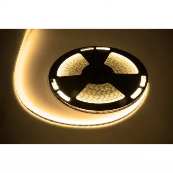 LED šviesos laidas 25m Rebel (1500x5050 SMD) šiltai balta, atsparus vandeniui, 12V