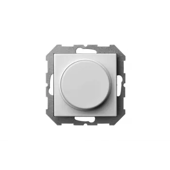 LED šviesos reguliatorius ISR-005-01_E/B, 100W, baltas, sukamasis, su užpakalinės briaunos fazės valdymu
