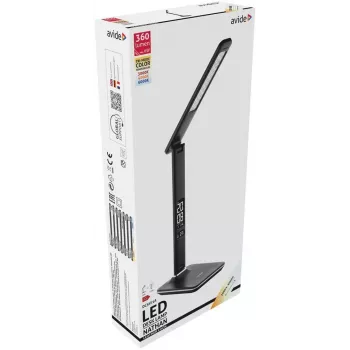 Avide LED stalinių lempų biuro kalendorius juoda 6W 350lm