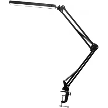 Avide LED staliniame lempos su spaustuku 12W juoda