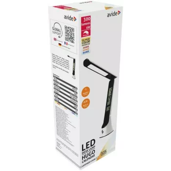 Avide LED staliniame lempa Hugo Black/White 6W Calendar