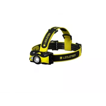 Ledlenser iH9R įkraunamas LED žibintuvėlis ant galvos, juodas/geltonas, 600 lm, IP54