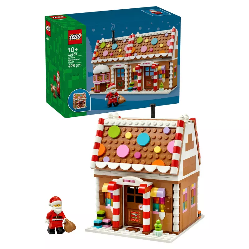 LEGO 40809 Sezoninis Kalėdinis Meduolinis Namas (136 detalių, nuo 7 metų) | Kur.lt