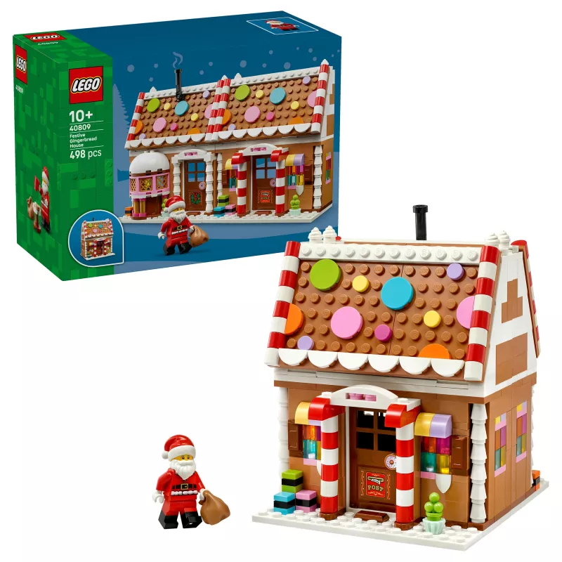 LEGO 40809 Sezoninis Kalėdinis Meduolinis Namas (136 detalių, nuo 7 metų) | Kur.lt