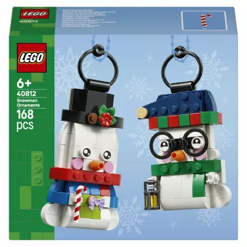 LEGO 40812 Kalėdinis sniego senių dekoratyvinis konstruktorius (153 detalės)