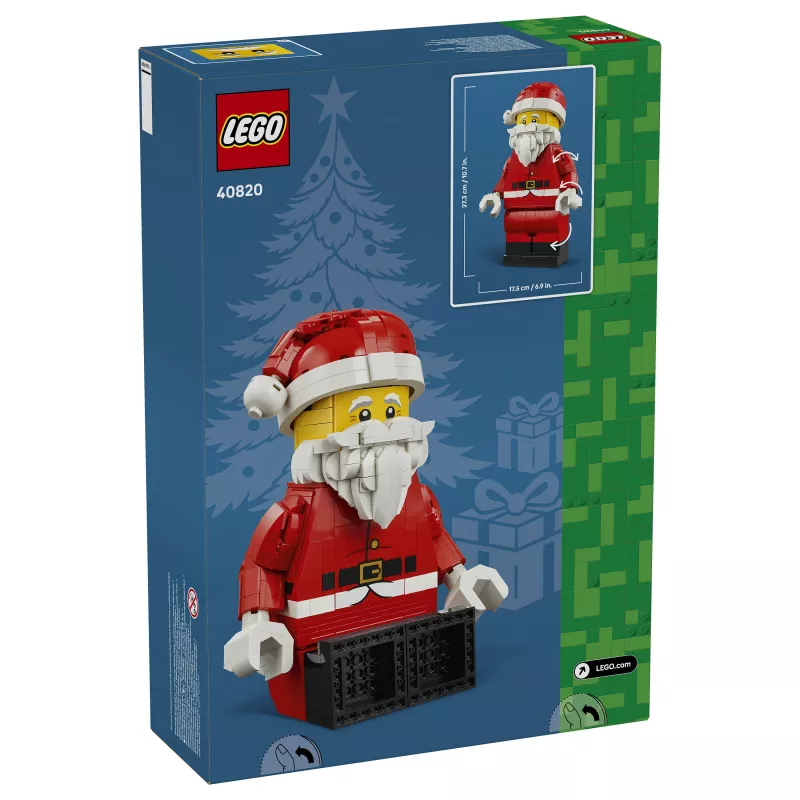 LEGO 40820 Sezoninė didelė Kalėdų Senelio minifigūrėlė