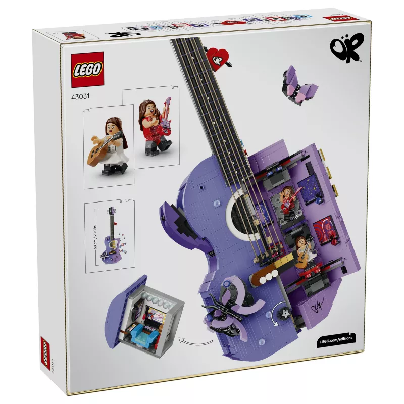 LEGO 43031 Bricks Editions Music Olivia Rodrigo dvi gitaros komplektas | Kur.lt