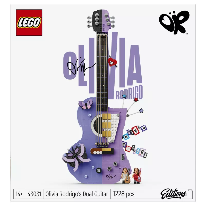 LEGO 43031 Bricks Editions Music Olivia Rodrigo dvi gitaros komplektas | Kur.lt