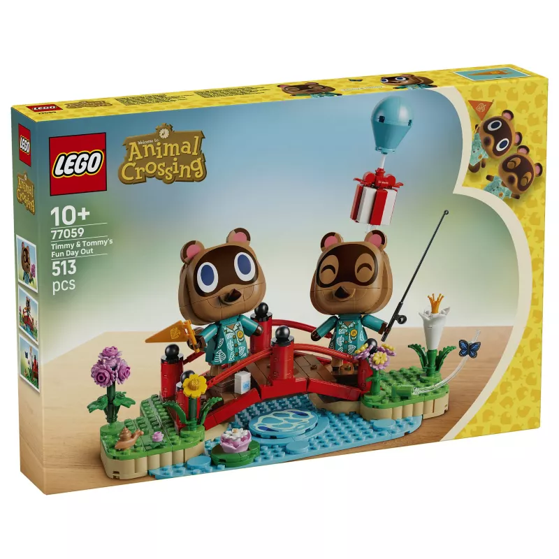 LEGO Animal Crossing Timmy ir Tommy Linksmų Dienų Rinkinys 77059