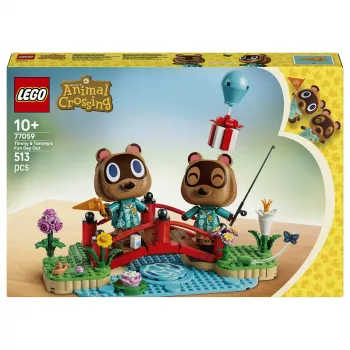 LEGO Animal Crossing Timmy ir Tommy Linksmų Dienų Rinkinys 77059
