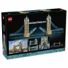 LEGO Architecture 21067 Tower Bridge statybinis rinkinys (1176 dalių) – ikoniškas Londono orientyro modelis