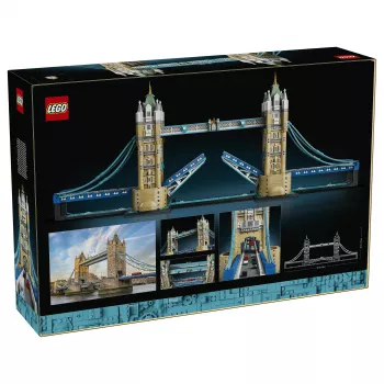 LEGO Architecture 21067 Tower Bridge statybinis rinkinys (1176 dalių) – ikoniškas Londono orientyro modelis