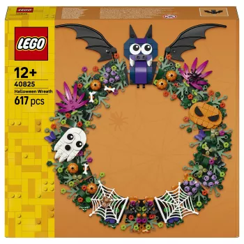 LEGO Bricks Iconic 40825 Kalėdinis vainikas su Helovino motyvais (173 dalys, nuo 8 metų)