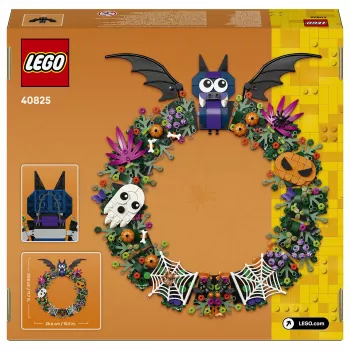 LEGO Bricks Iconic 40825 Kalėdinis vainikas su Helovino motyvais (173 dalys, nuo 8 metų)