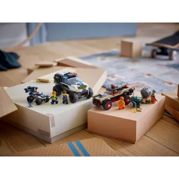 LEGO City 60449 - Policijos visureigis persekioja nusikaltėlį