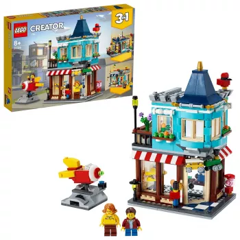 LEGO Creator 3-in-1 miesto namelis su žaislų parduotuve (31105)