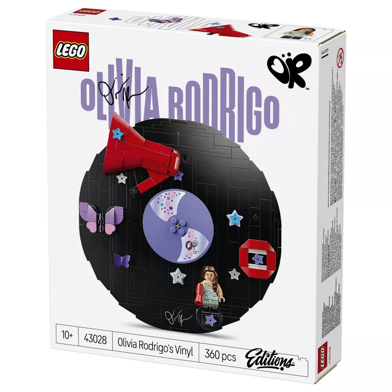 LEGO DOTS 43028 Olivijos Rodrigos vinilinė plokštelė – kūrybinis rinkinys