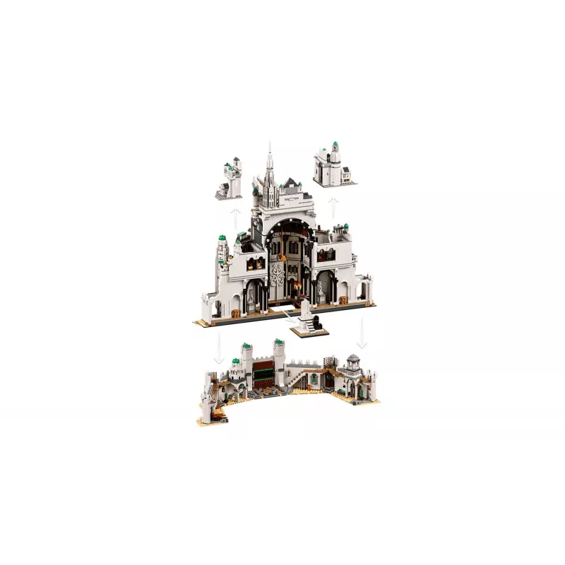 LEGO ICONS 11377 „Žiedų valdovas: Minas Tirith“