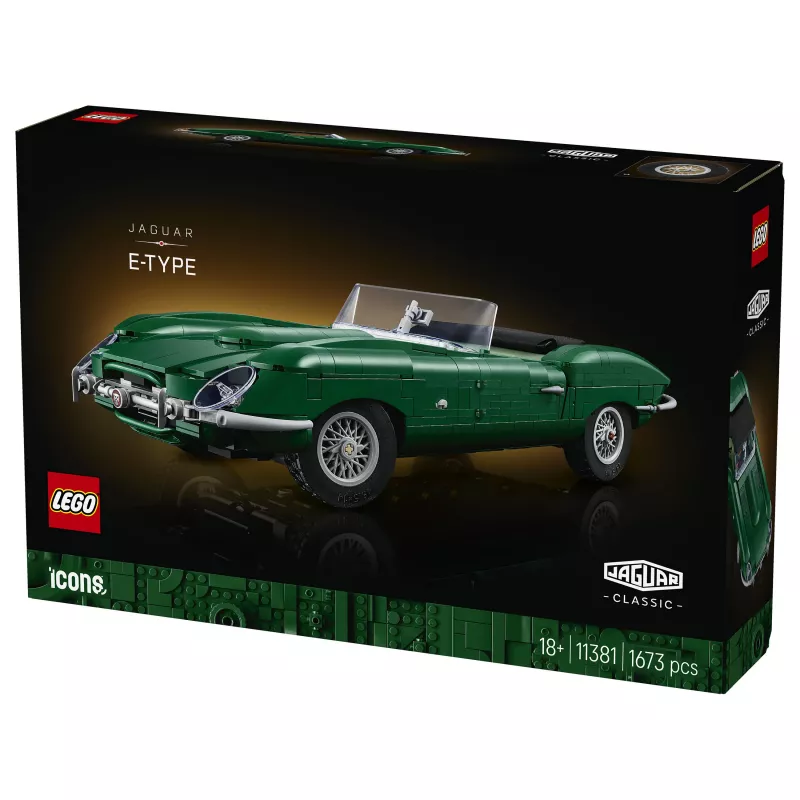 LEGO Icons 11381 Jaguar E-Type Konstravimo rinkinys (1458 dalių)