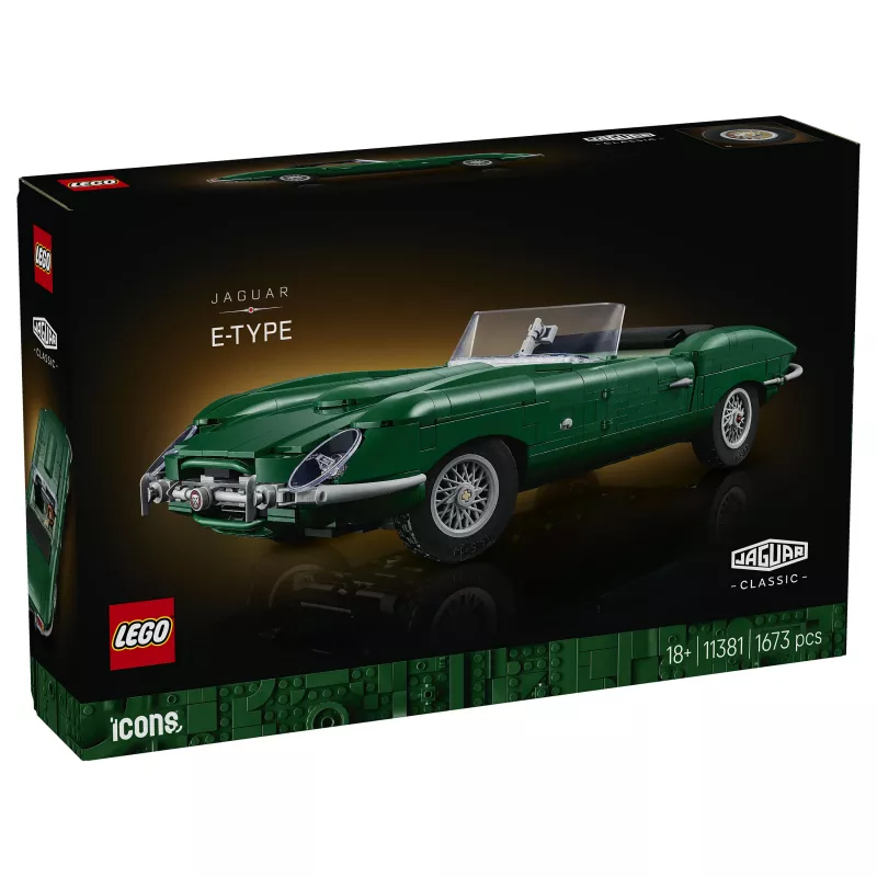 LEGO Icons 11381 Jaguar E-Type Konstravimo rinkinys (1458 dalių)