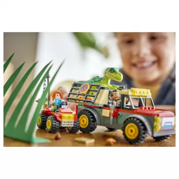 LEGO Jurassic World 77978 Jaunojo T. rekso transportavimo sunkvežimio konstruktorius