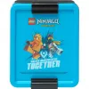 LEGO Lunch Box Ninjago Blue/Black PP with Emoticon Graphics 1.2L