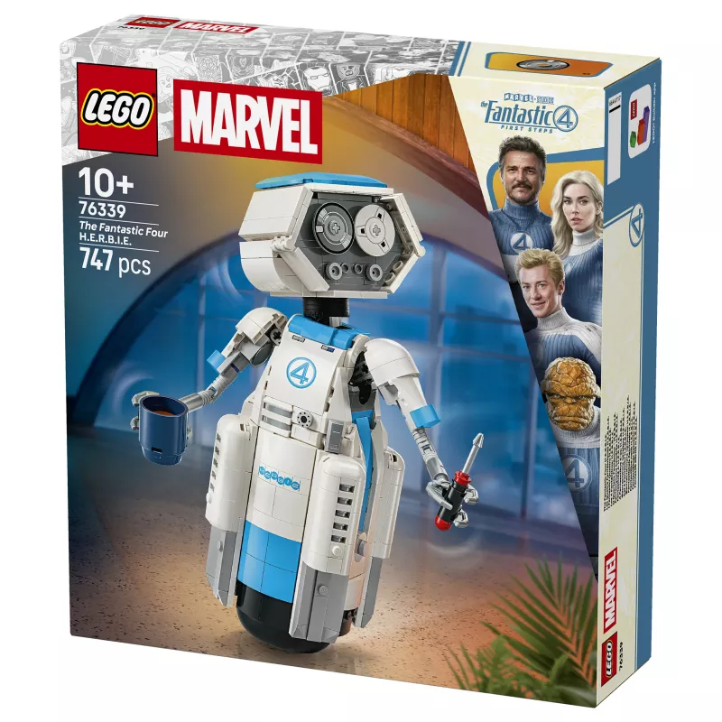 LEGO Marvel Super Heroes 76339 – Fantastiškojo ketverto H.E.R.B.I.E. statybos rinkinys