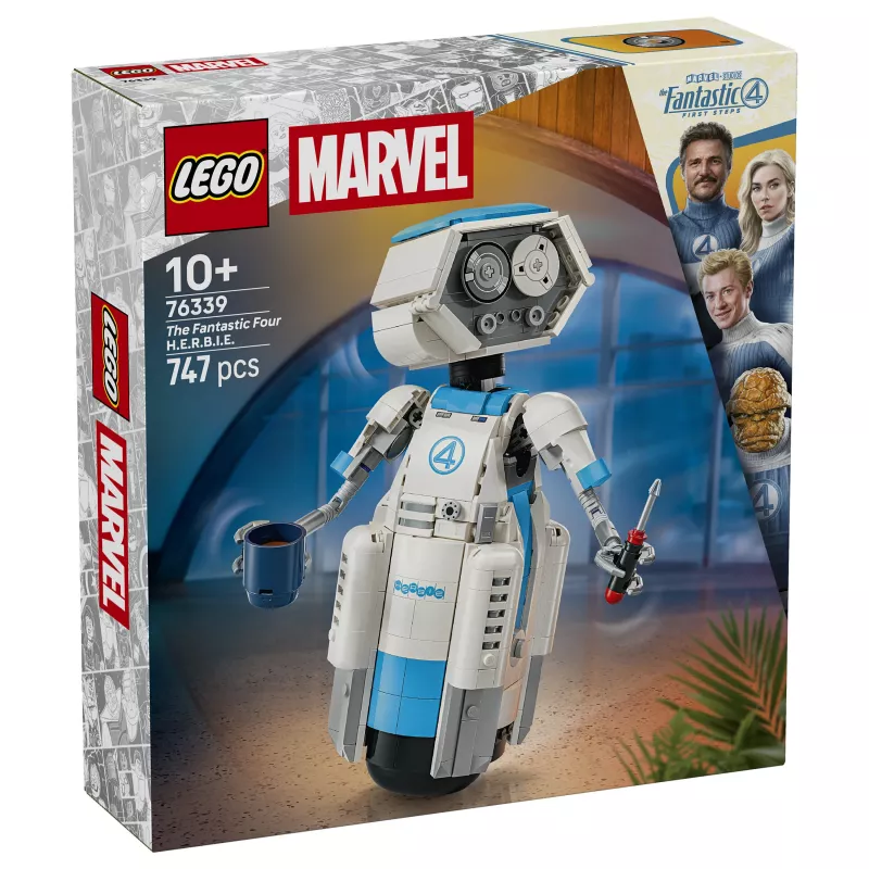 LEGO Marvel Super Heroes 76339 – Fantastiškojo ketverto H.E.R.B.I.E. statybos rinkinys
