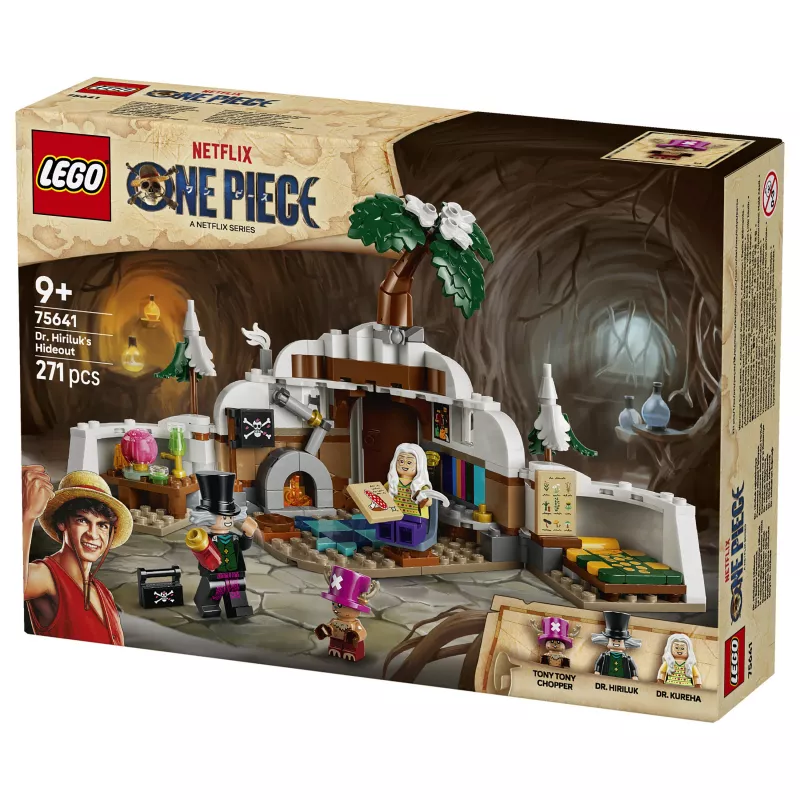 LEGO One Piece 75641 Dr. Hiluluk slėptuvės konstravimo rinkinys