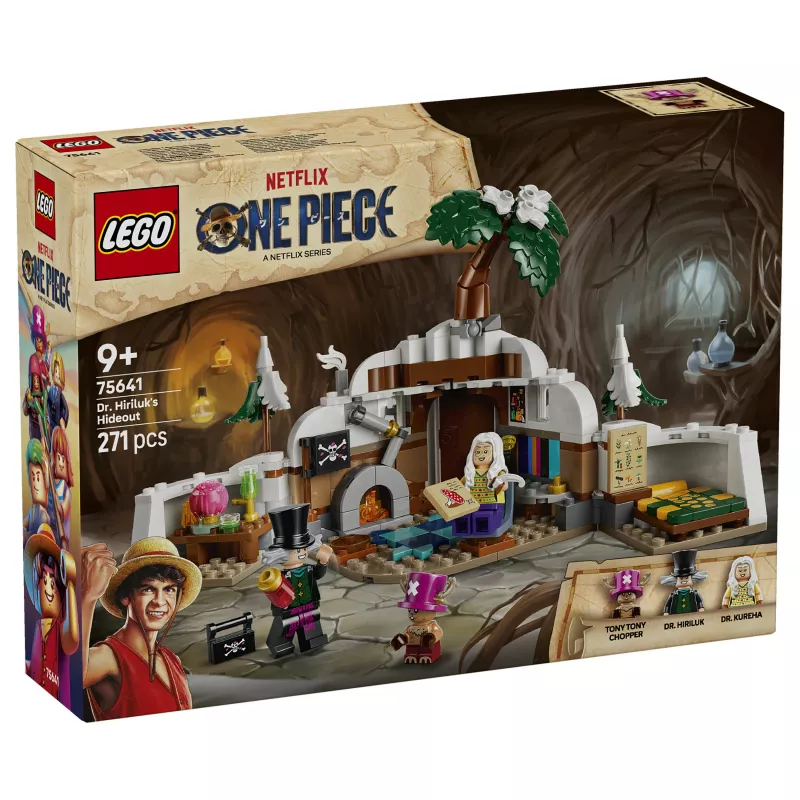 LEGO One Piece 75641 Dr. Hiluluk slėptuvės konstravimo rinkinys