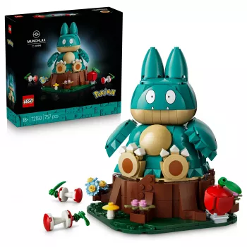 LEGO Pokémon 72150 Munchlax statoma figūrėlė (823 detalės, 10+ metų)