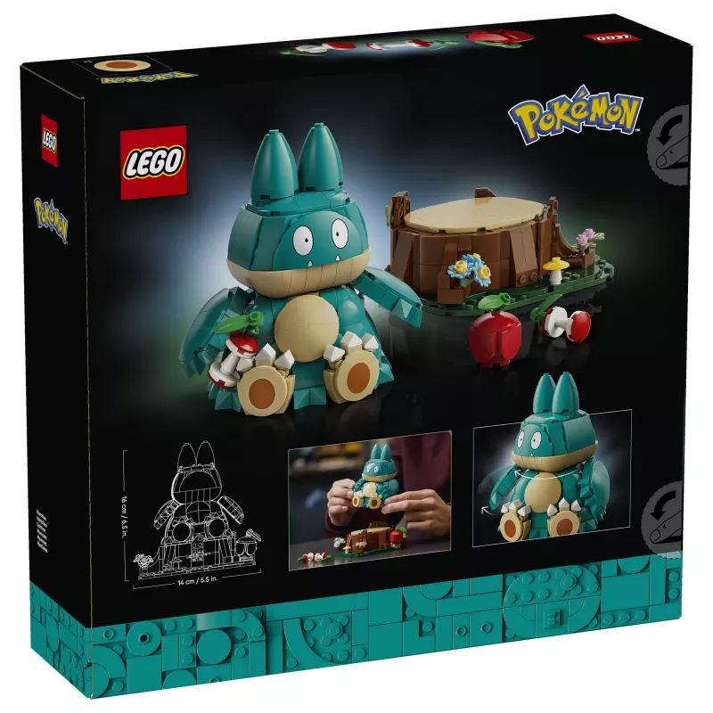 LEGO Pokémon 72150 Munchlax statoma figūrėlė (823 detalės, 10+ metų)