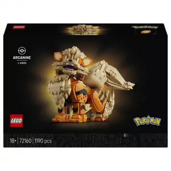 LEGO Pokémon Arcanine Konstrukcinis Rinkinys (72160)