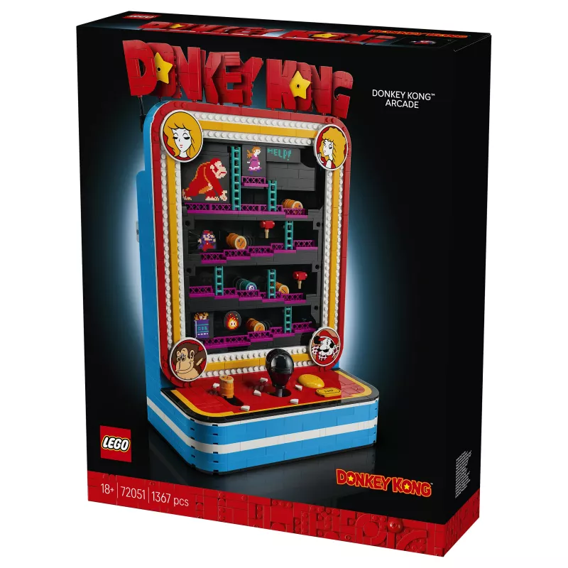 LEGO Super Mario 72051 Donkey Kong Arcade Machine Konstruktorius