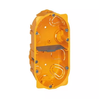 Legrand Batibox 080042 įdėžė gipso kartono sienoms, 2 vietų, 2 moduliai, 40 mm gylio, pilka