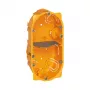 Legrand Batibox 080042 įdėžė gipso kartono sienoms, 2 vietų, 2 moduliai, 40 mm gylio, pilka