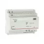 Legrand BTicino 346050 maitintuvas 2 laidų linijai su video adapteriu, DIN, 6 modulių, juodas, 105x65x90 mm
