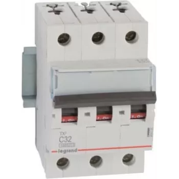 Legrand TX3 modulinis automatinis jungiklis MCB C 32A 3 polių 10kA 400V AC 3 moduliai 404225
