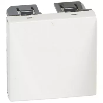 Legrand Valena Life kabelių išėjimas 2 modulių baltas su įtempimo mažinimu - 077550