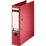 LEITZ 180° svirtinė archyvinė byla A4 80 mm raudona kartonas pilnas popieriaus viršelis 1007-00-25