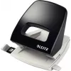 Leitz NeXXt Stalinių skylių perforatorius, 30 lapų, 2 skylės, 5,5 mm, A4-A6, Folio, US-Quart, metalas ir plastikas, juodas 5005-00-95