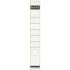 LEITZ nugarėlių etiketės lever arch segtuvams, 39 x 285 mm, ilgos, siauros, baltos, 100 vnt. (1648-00-01)