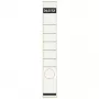 LEITZ nugarėlių etiketės lever arch segtuvams, 39 x 285 mm, ilgos, siauros, baltos, 100 vnt. (1648-00-01)