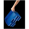 Leitz WOW A4 dokumentų laikymo dėžė Metallic Blue 70 mm nugarėlė Click & Store 5218-00-35