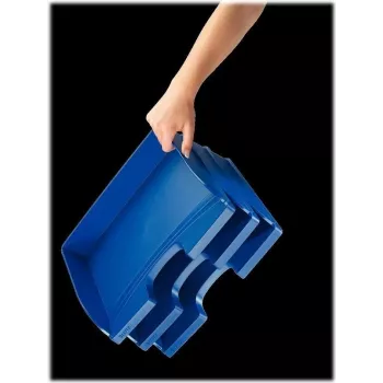 Leitz WOW A4 dokumentų laikymo dėžė Metallic Blue 70 mm nugarėlė Click & Store 5218-00-35