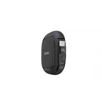 Lenovo 240W USB-C įtraukiamas kabelis (juodas, 0,8 m, USB 2.0)
